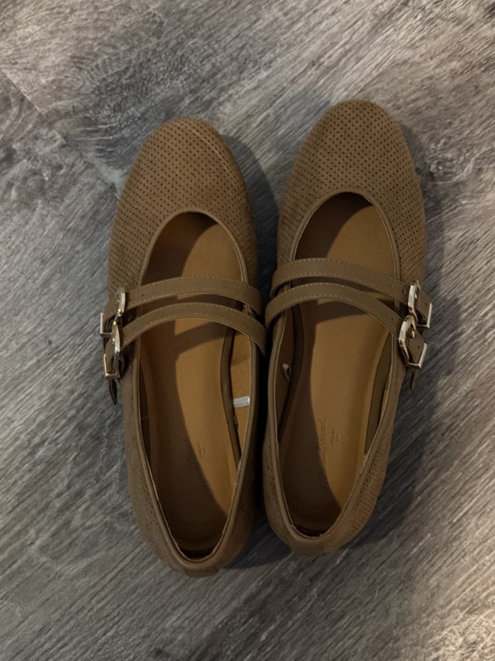 Target Women’s Double-Strap Mary Jane Flats in Brown